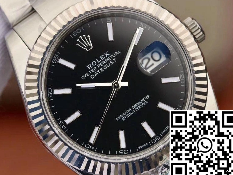 Black Rolex AR Factory Dial 41mm 126334 Datejust 0326
